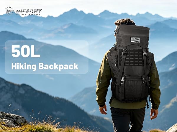 50L Hiking Backpack For Men