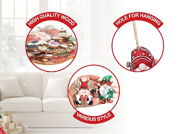 Gnomes Christmas tree Decor Ornaments