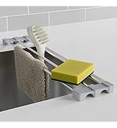 Tomorotec Sponge Brush Dish Rag Holder Multifunctional Telescopic Sink Rack for Bottle and Brushe...