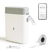 ORGBRO Label Maker Machine with Tape, DX1 Portable Bluetooth Label Printer for Home Office Organi...