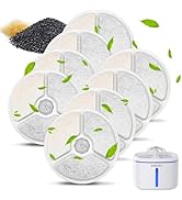 8 Pack Cat Fountain Filters,Pet Water Fountain Replacement Filters for 84oz/2.5L Cat Water Fountain