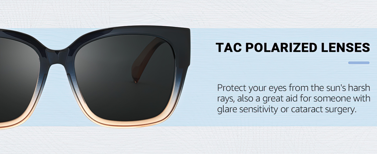 TAC polarized lenses