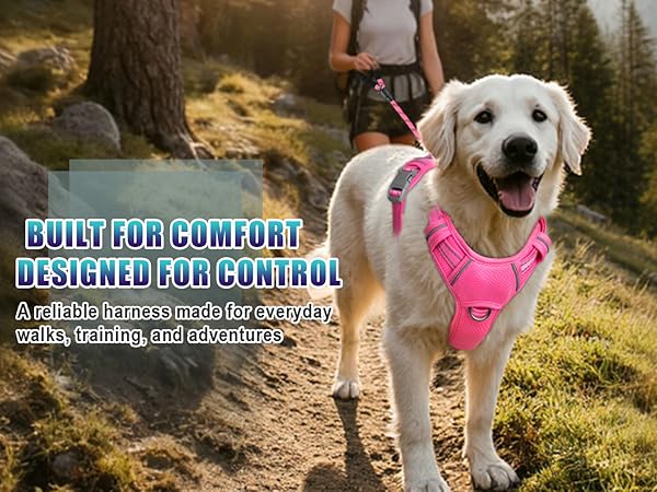  BARKBAY dog harness small large dogs no pull medium no pull pink dog harness M xl XS X-LARGE