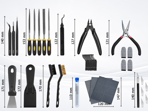 49-Piece 3D Printing Tool Kit (All-in-One)