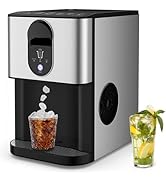 ARLIME Nugget Ice Maker Countertop, 56 lbs/24 H Pepple Chewable Ice Making Machine w/Self-Cleanin...