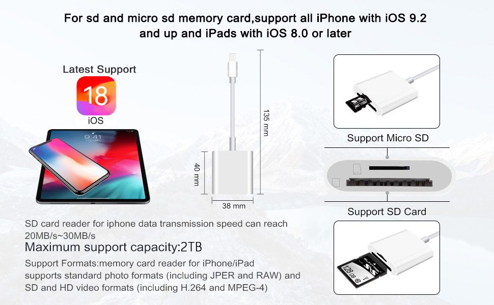 sd card reader for iphone