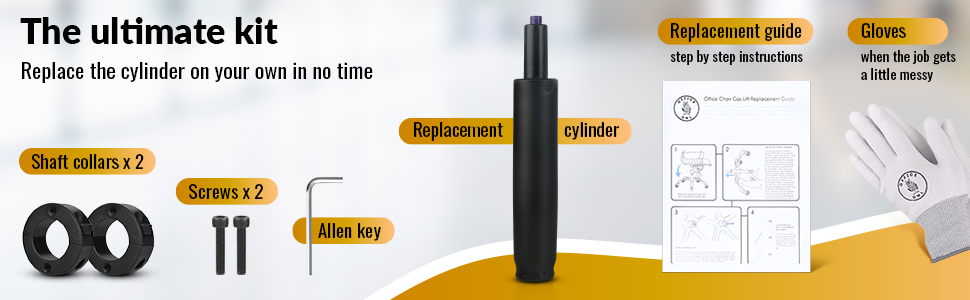 The ultimate kit: Replace the cylinder on your own in no time