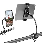 EEEKit Gooseneck Bike Tablet Holder, Flexible Arm Clamp Mount Compatible with iPad, 360° Adjustab...