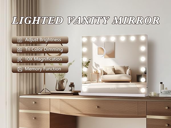 vanity mirror with lights