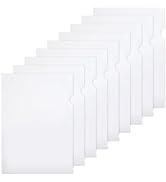 M&amp;G Plastic Clear Document File Folders- 100 Pack L-Type Folders Copy Safe Project Pockets A4 Let...
