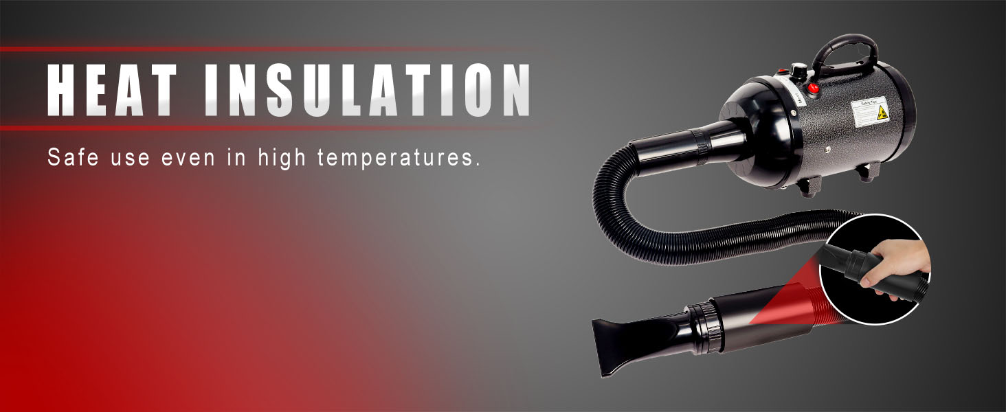 Dog Hair Dryer High Velocity Professional Dog Blow Dryer