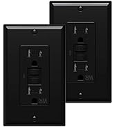 [2 Pack] WEBANG Self-Test GFCI Outlets, Tamper-Resistant and Weather-Resistant, GFCI Receptacle w...