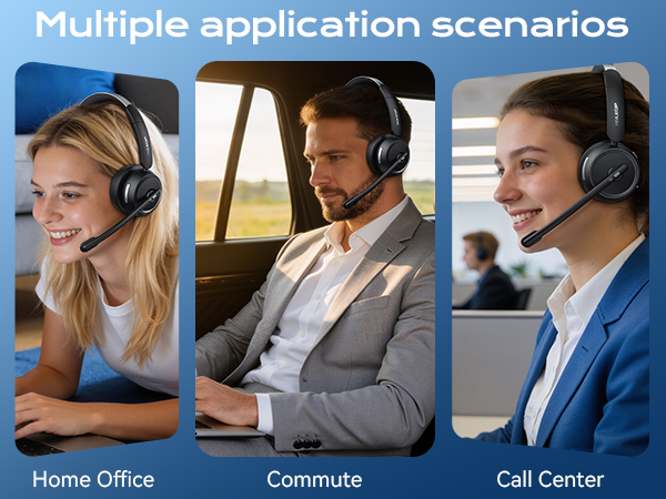 This wireless headset is designed to meet your various needs.