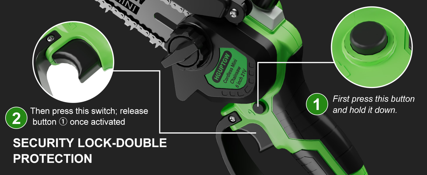 The correct way to start this chainsaw