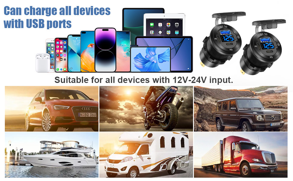 2 pack car charger socket