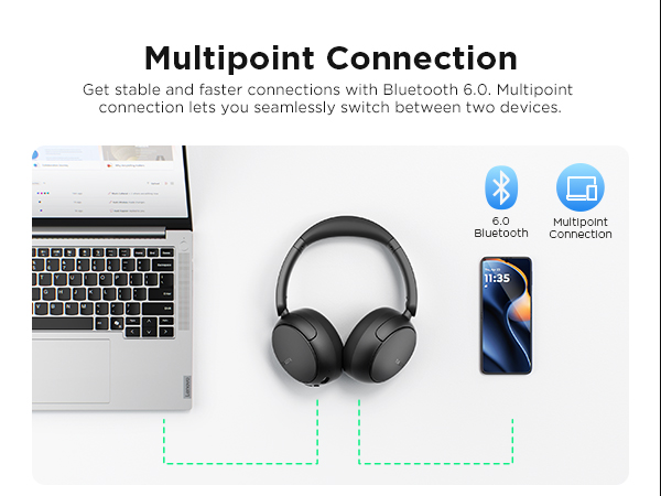 TALIX noise cancelling over ear headphones