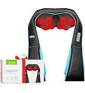 cotsoco Neck Massager, Shiatsu Neck and Back Massager with Heat for Pain Relief, Deep Tissue 3D K...