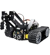 Freenove Tank Robot Kit for Raspberry Pi 5 4 B 3 B+ Zero 2 W, Crawler Chassis, Grab Objects, Ball...