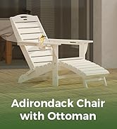 adirondack chair with ottoman