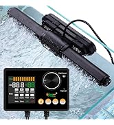 hygger Intelligent Wave Maker for Aquarium, Saltwater Freshwater Circulation Pump Adjustable 6 Wa...