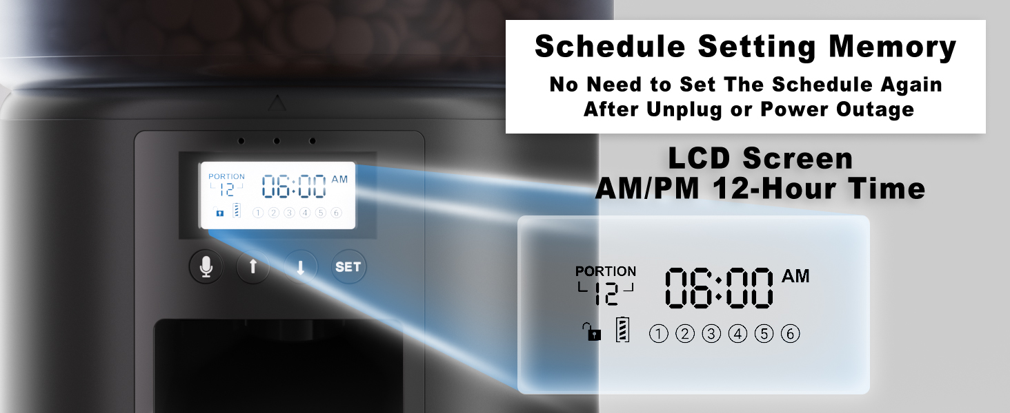 miaosical automatic cat feeder black