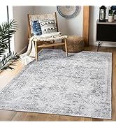 Domitapis Area Rug 5×7, Vintage Boho Rug,Ultra-Soft Low Pile, Washable, Non Slip,Stain Resistant ...