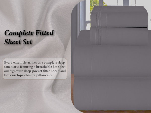 Deep Pocket Fitted Sheet