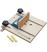 Rockler Wood Router Table Box Joint Jig – Miter Box with Comfortable Ergonomic Knobs – Router Jig...