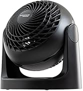 IRIS USA WOOZOO Desk Fan, Vortex Air Circulator, Portable Small Fan, 3 Speed Settings, 360 Tiltin...