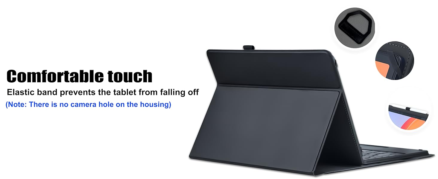 Universal Touchpad Keyboard Case for 9.7-11.0 tablet-Black-5