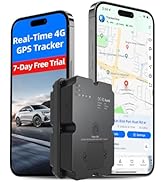 GPS Tracker for Vehicles, 7500mAh Professional IP67 Waterproof Car Tracking Device Strong Magneti...
