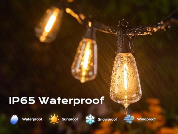 solar outdoor string lights