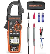 Inrush Clamp Meter,CM06 Clamp Multimeter, 6000 Counts 600A, POROMETISTO | TRMS Amp Meter with VFD...