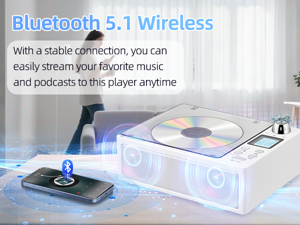 Portable CD Player Boombox