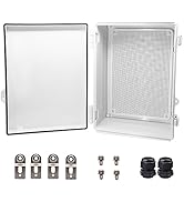 YETLEBOX Outdoor Waterproof Electrical Box Junction Box Weatherproof IP67 ABS Plastic Enclosure S...