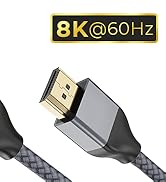 Basesailor 8K HDMI 2.1 Cable 3.3FT/1M 2Pack,60Hz HDMI Cables 48Gbps Ultra High Speed Braided Cord...