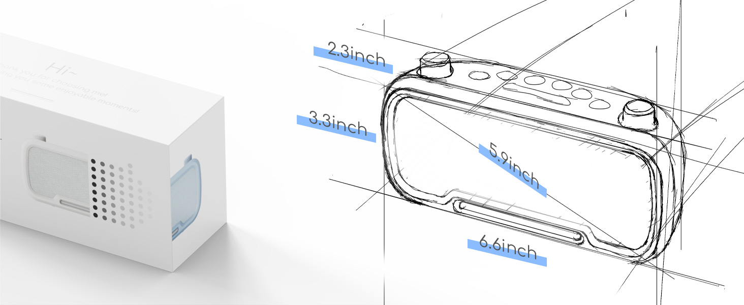 ROCAM alarm clock radio