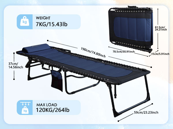 the new portable folding bed for the elderly