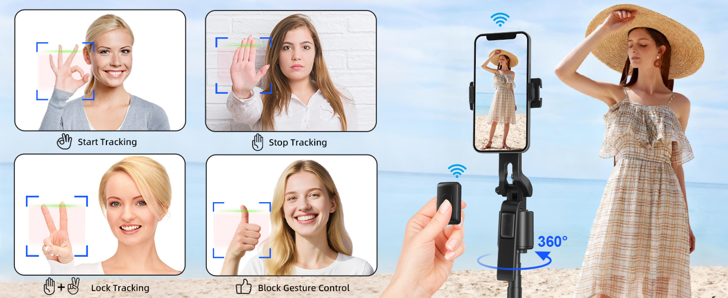 auto face tracking tripod