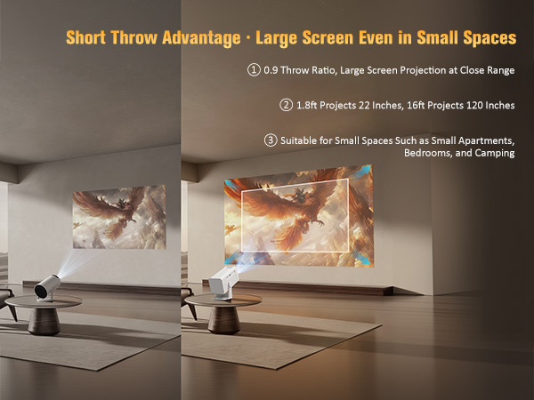 Built in App Mini Projector