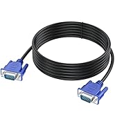 URELEGAN VGA to VGA Cable 10 Feet, VGA to VGA Monitor Cable 1080P Full HD Male to Male Cord HD15 ...