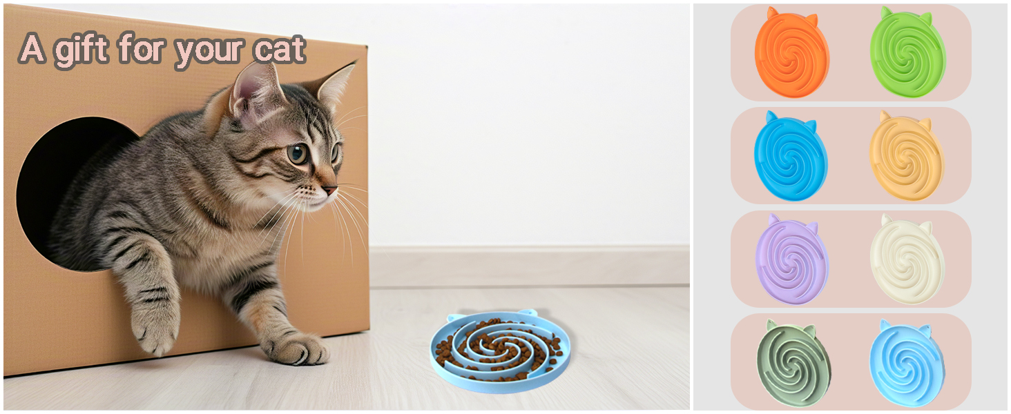 cat puzzle feeder