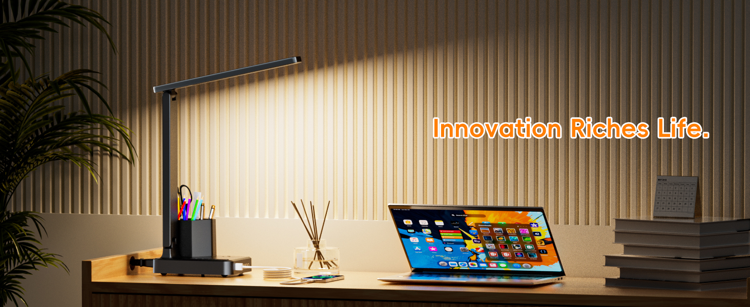 LED Desk Lamp with Charger