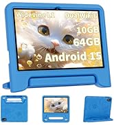 COLORROOM 2026 Upgraded Android 15 Tablet, 10inch Kids Tablet, Octa-core CPU, 10GB+64GB+1TB Expan...