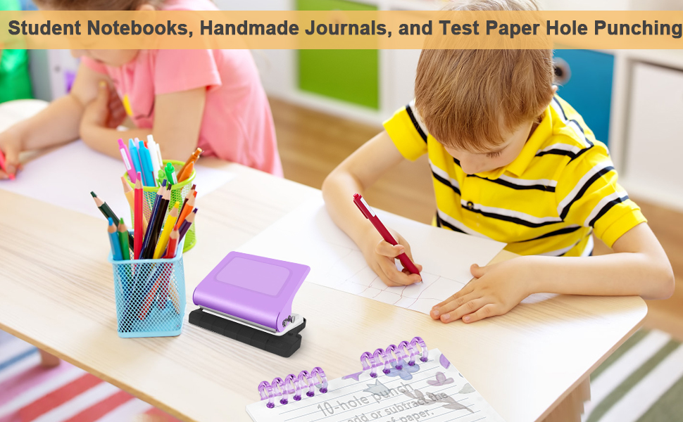 10 hole puncher for binder