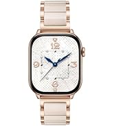V.R.HOPE Apple Watch Band for Women 38mm 40mm 41mm 42mm Fashion Rose Gold Stainless Steel Metal S...