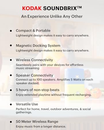 Benefits of Kodak SoundBrix