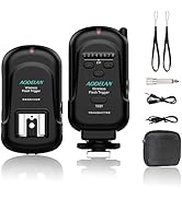 AODELAN Wireless Flash Trigger Transmitter and Receiver | 2.4 GHz Frequency | for Canon, for Niko...