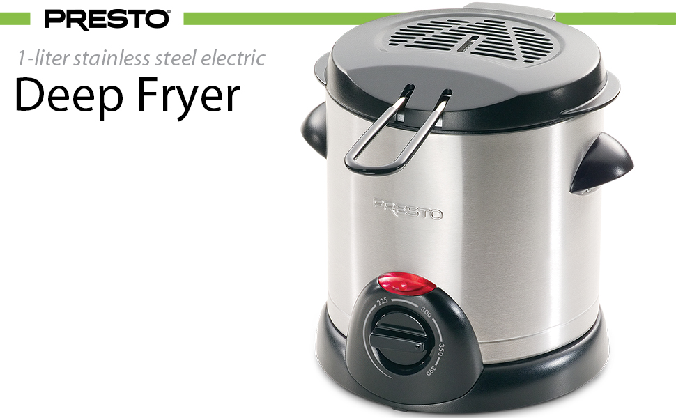 05470 Stainless Steel Electric Deep Fryer, Silver