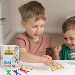 Sticky Men Wall Climbers Set- The Stretchy Wall Climbers Pack includes adorable, colored figures